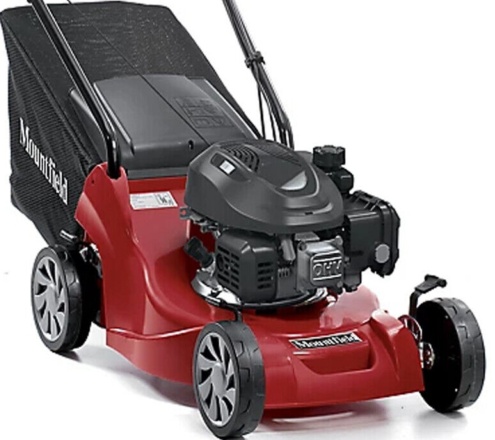 MOUNTFIELD PETROL LAWNMOWER HP164 HAND PROPELLED 39CM BLADE 40L GRASS BOX
