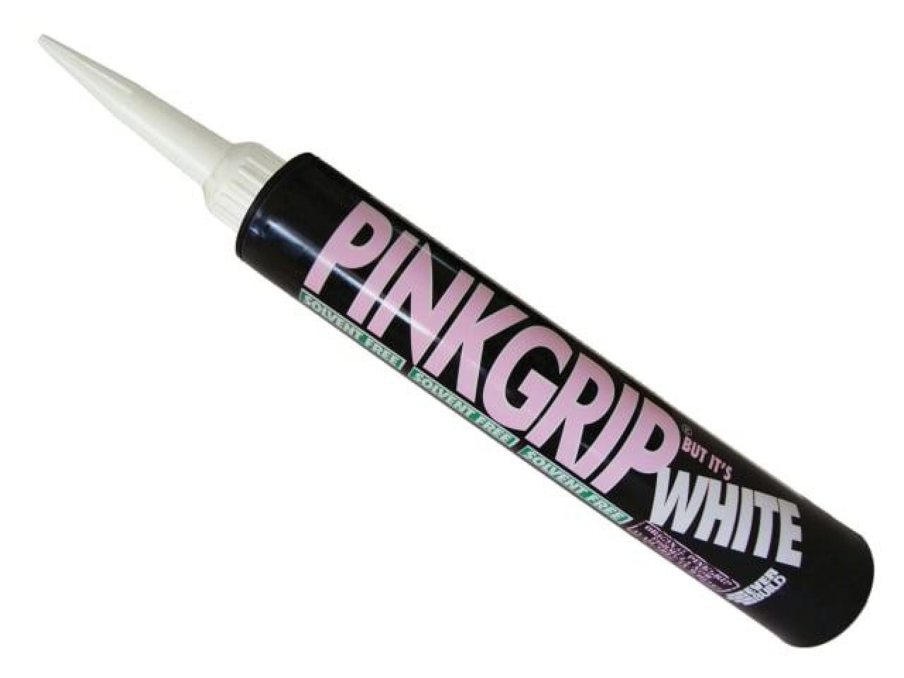 PINKGRIP SOLVENT FREE BUT IT'S WHITE, BONDING ADHESIVE - 380ml, EVERBUILD