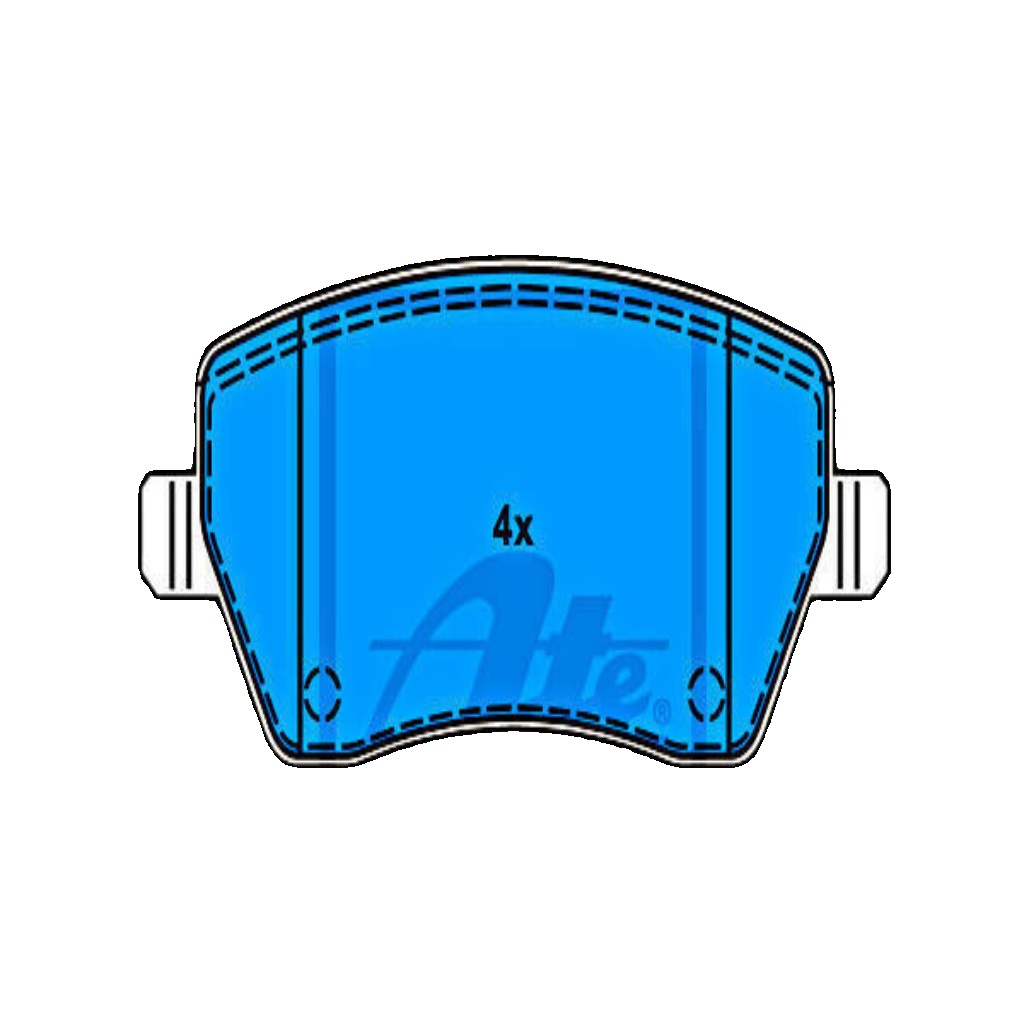 ATE 13.0460-5801.2 Brake Pad Set, disc brake for NISSAN,RENAULT