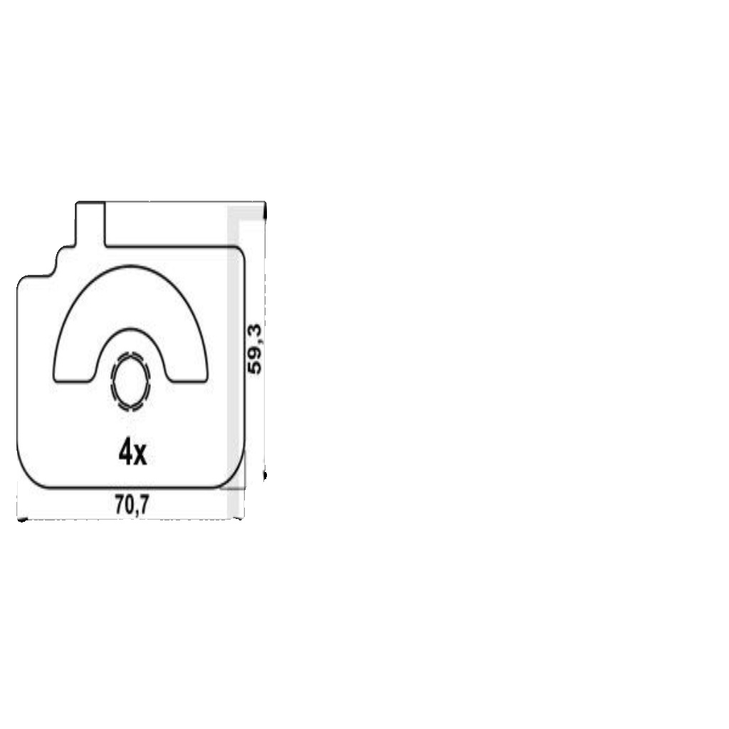 Rear ATE 13.0460-4874.2 Brake Pad Set, disc brake for BMW