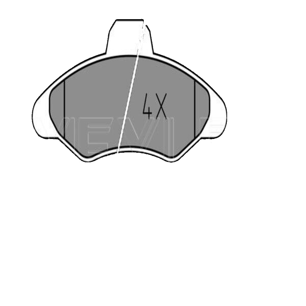 Original MEYLE Brake Pad Set Disc Brake 025 233 0018/W For Ford