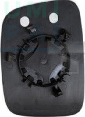 Right TYC 337-0145-1 Mirror Glass, outside mirror for ,VW