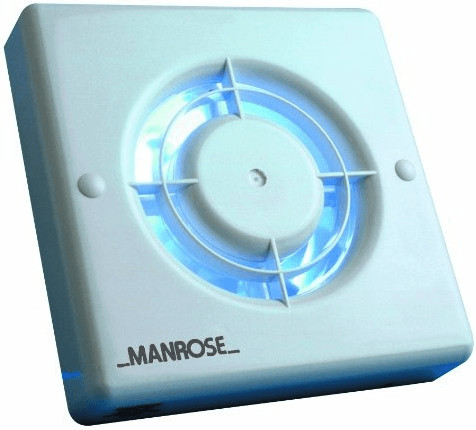 Manrose 12W Gold Axial Bathroom Extractor Fan with PIR - MG100PIR