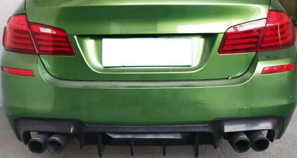 Fits BMW 5 Series F10 F11 Rear Bumper Diffuser Gloss Black