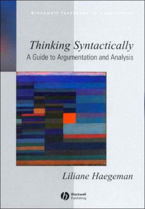 Thinking Syntactically by Haegeman New Fast Free Shipping<- - Image 3