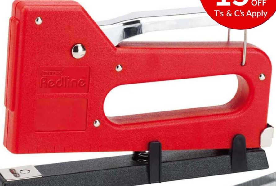 Draper 67673 Draper Redline Staple Gun/Tacker 100 x Staples