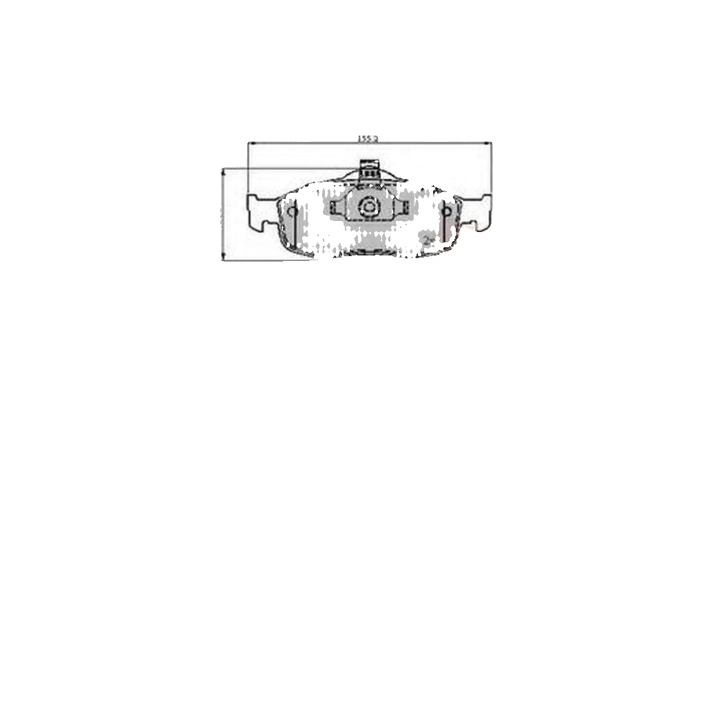 Brake Pads Set Front ADB0514 Allied Nippon 06668586 06827588 1073731 1079347