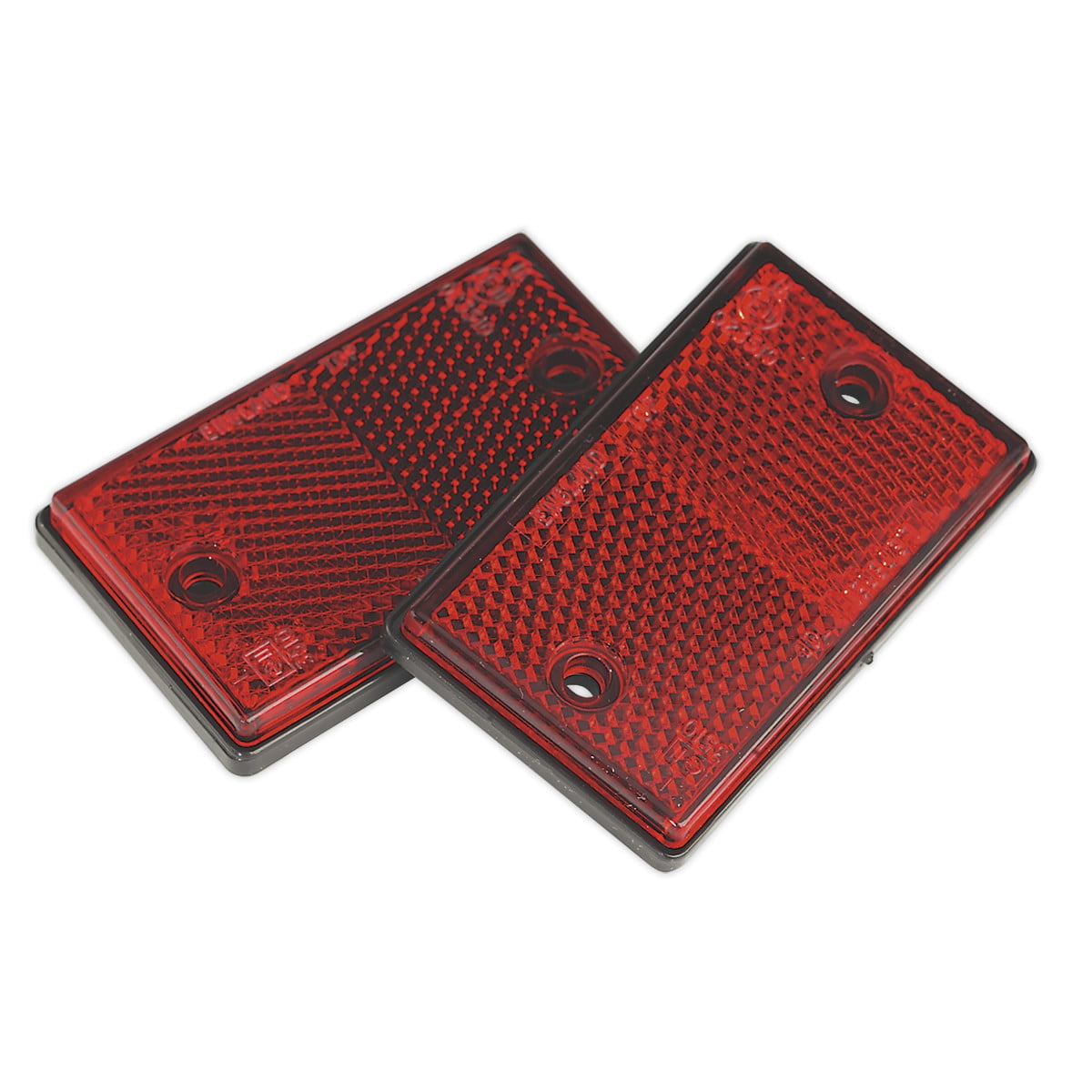 Sealey Reflex Reflector Red Oblong Pack of 2 Vehicle Towing Equipment TB24 - Image 6