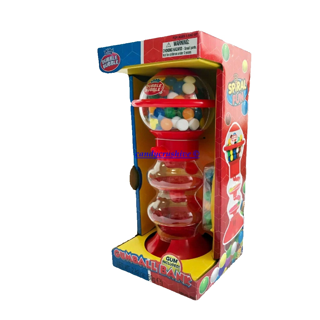 Gumball Vending Machine Gum Dispenser Toy Fun 80g Bubble Gum Include