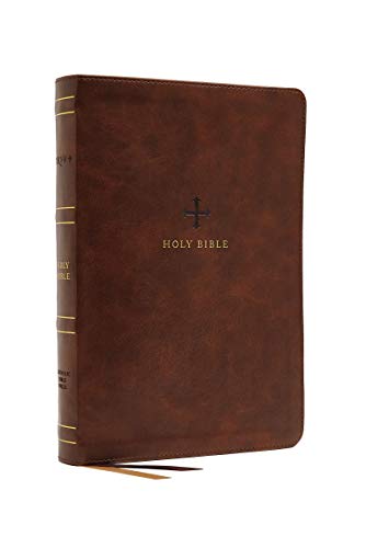 NRSV, Catholic Bible, Thinline Edition, Leathersoft, Brown, C... - 9780785233992
