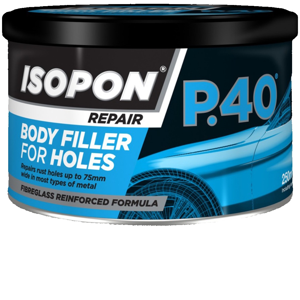 Upol Isopon P40 Car Body Repair Paste Fibreglass Formula Body Filler Compound
