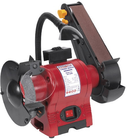 Sealey BG150BS 150mm Bench Grinder with 50mm Belt Sander & Worklight 250W/2