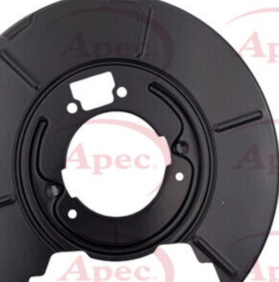 APEC ASG1082 Brake Disc Splash Panel Rear Right Fits BMW 3 Series Z1 Z4