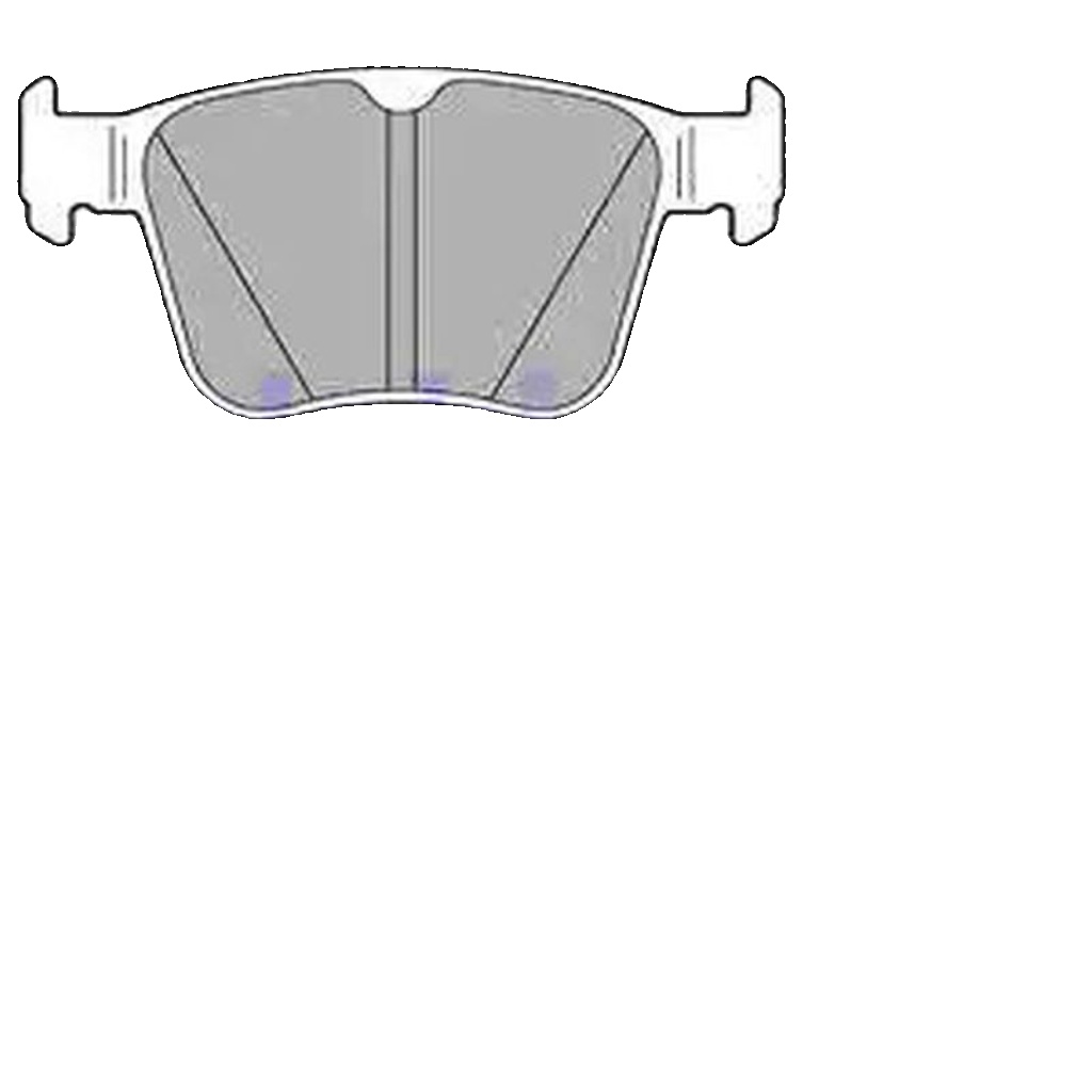 Rear DELPHI-OE LP3267 Brake Pad Set, disc brake for AUDI