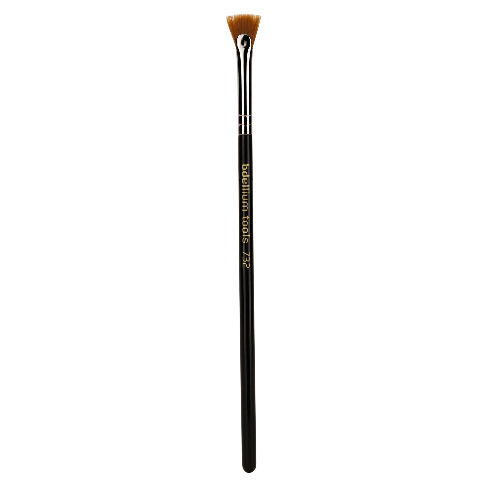 Bdellium Tools Black Professional Makeup Brush - Maestro Series 732 Mascara Fan - With Soft Synthetic Fibers, For Applying Mascara (, 1Pc)