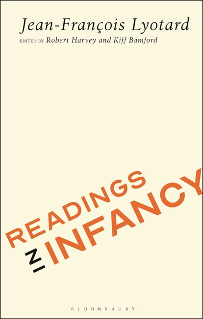 Readings in Infancy by Jean-Francois Lyotard PAPERBACK - Image 3