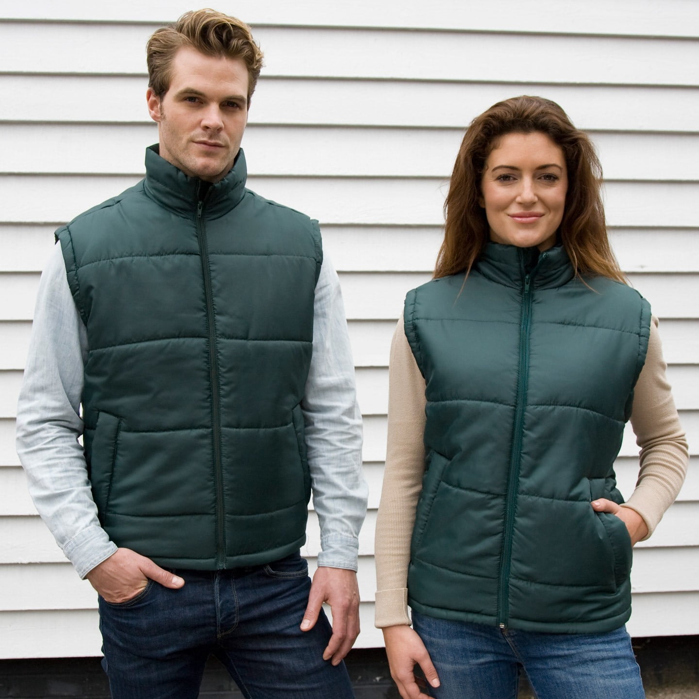 Result Core Bodywarmer Jacket - Water Repellent, Windproof, Polyester - Bottle Green - XL