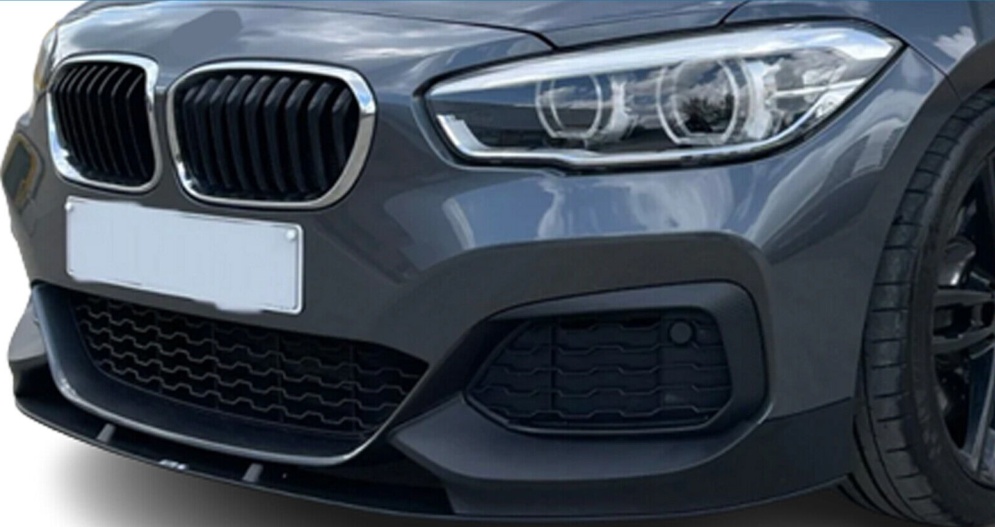 Fits BMW F20 F21 LCI Front Lip Splitter Spoiler Matte Black