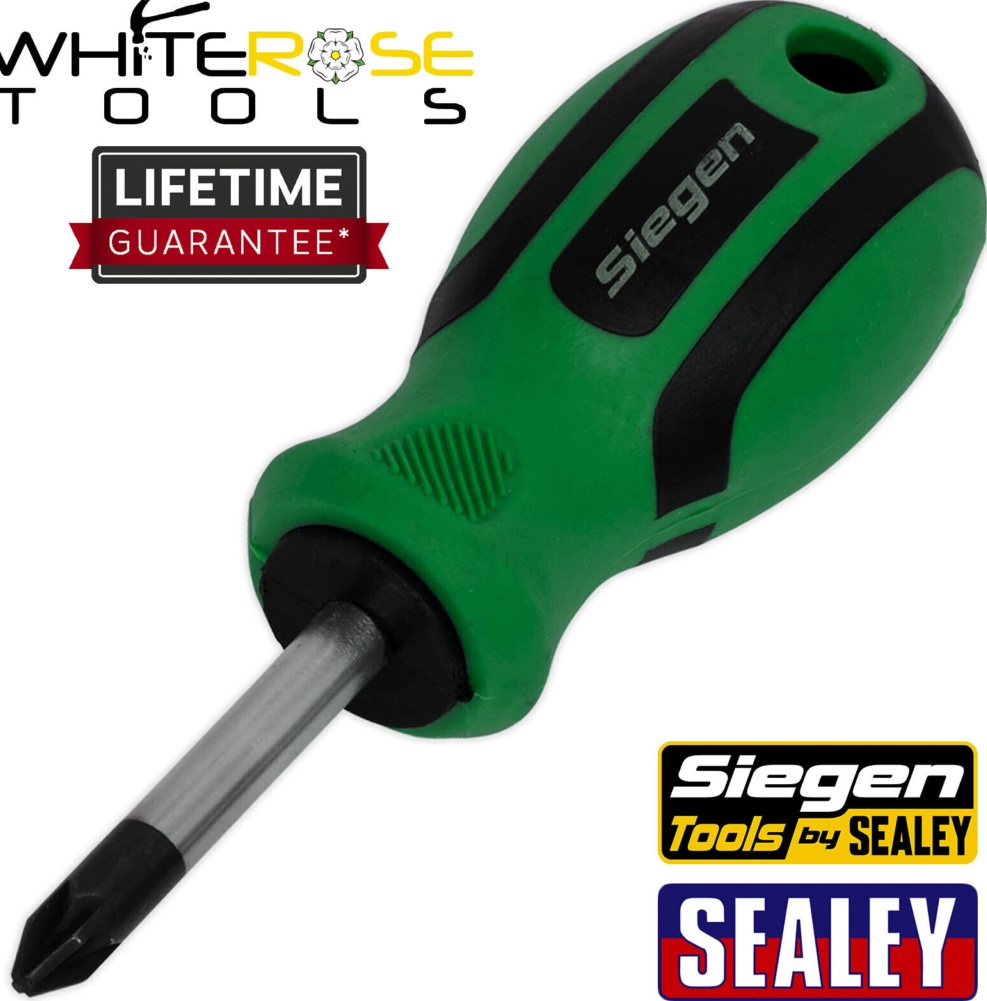 Sealey S01183 Siegen Pozi Screwdriver #2 x 38mm
