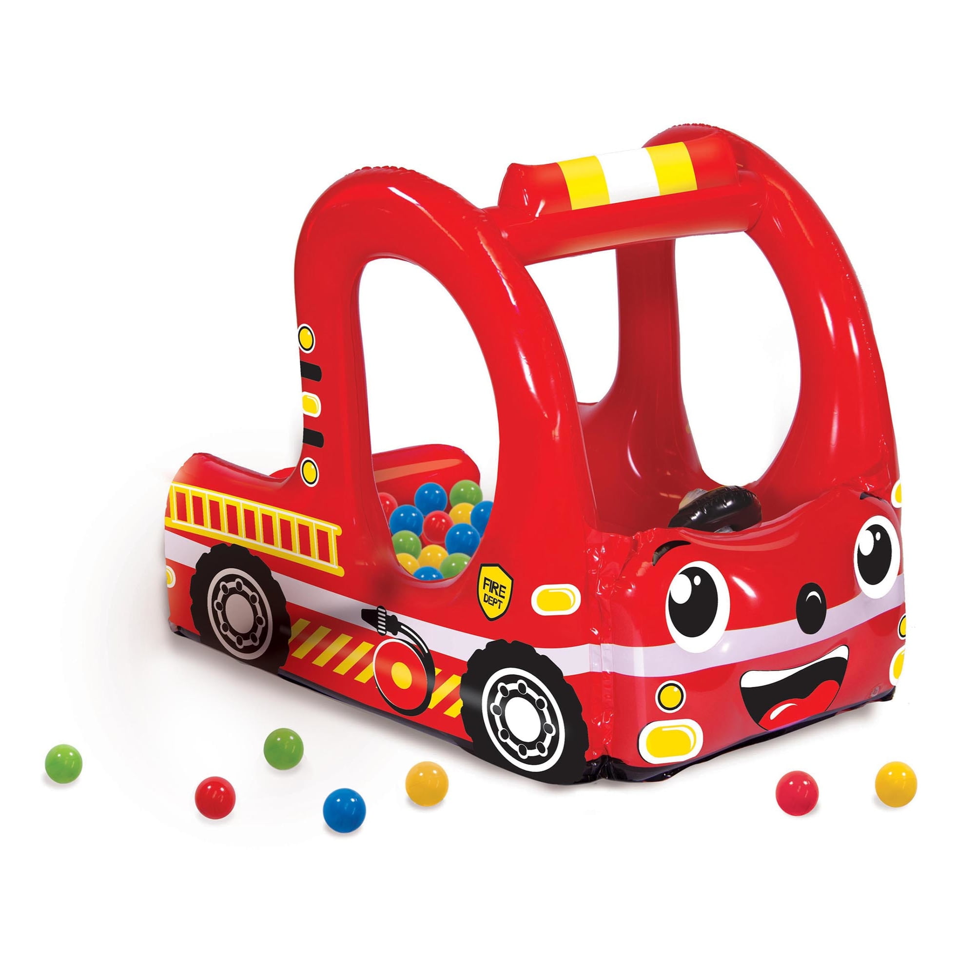 Rescue Fire Team Play Center Ball Pit With 20 Balls, Toy Banzai
