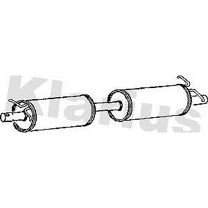 Klarius box with centre pipe fits Ford transit 2.4 00-06 FE886G