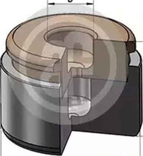 Front AUTOFREN SEINSA D025747 Piston, brake caliper for MERCEDES-BENZ