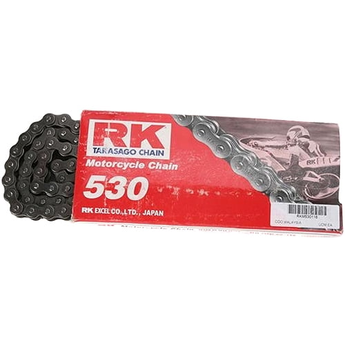 RK 530M Chain With 100 Links Black For Motorcycle Parts Accessories