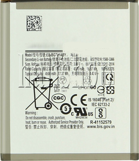 For Samsung Galaxy A52s 5G Battery EB-BG781ABY 4500mAh SM-A528B A528B/DS