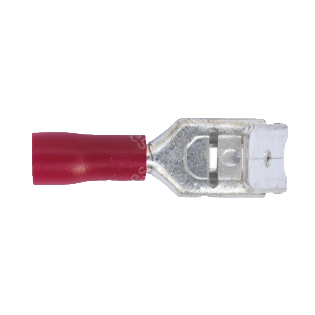 Sealey RT17 Piggy-Back Terminal 6.3mm, Red - Pack of 100