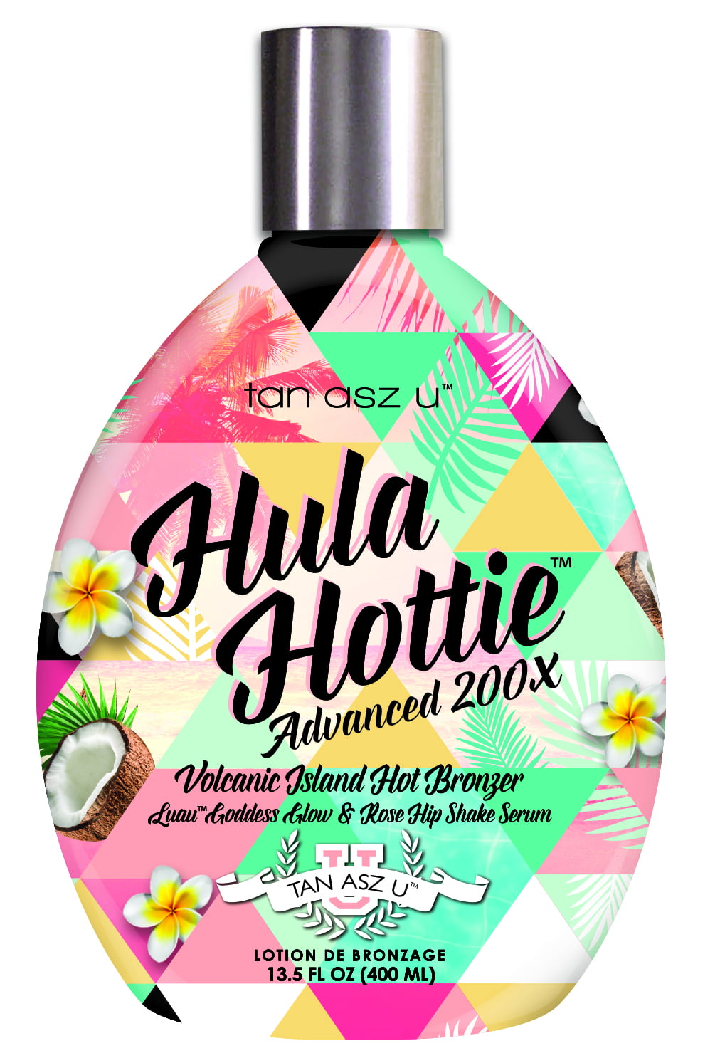 Tan Asz U Hula Hottie Advanced Hot Tingle Bronzer sunbed tanning lotion 400ml