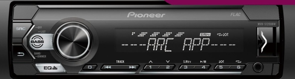Pioneer MVH-S120UBW MP3 Radio USB Android Stereo White Illumination Car Stereo