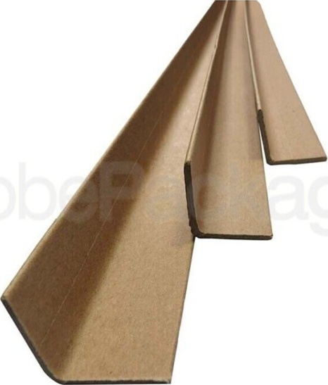 500 x 1M LONG CARDBOARD EDGE GUARDS PALLET PROTECTORS 35mm L PROFILE *24HR DEL*