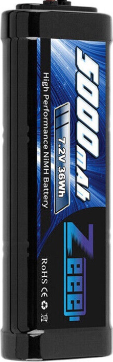 2X Zeee 7.2V NiMH Battery 5000mAh Tamiya Plug for RC Car Boat Truck UAV Airplane