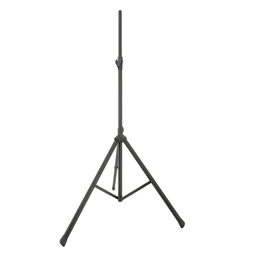 QTX Lockable Height Adjustment 35mm Steel Speaker Stand Pole - Black
