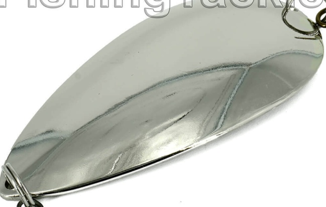 Allcock 3"" Nickel Spoon Extra Heavy 36G Fishing Pike Salmon Fishing Lure
