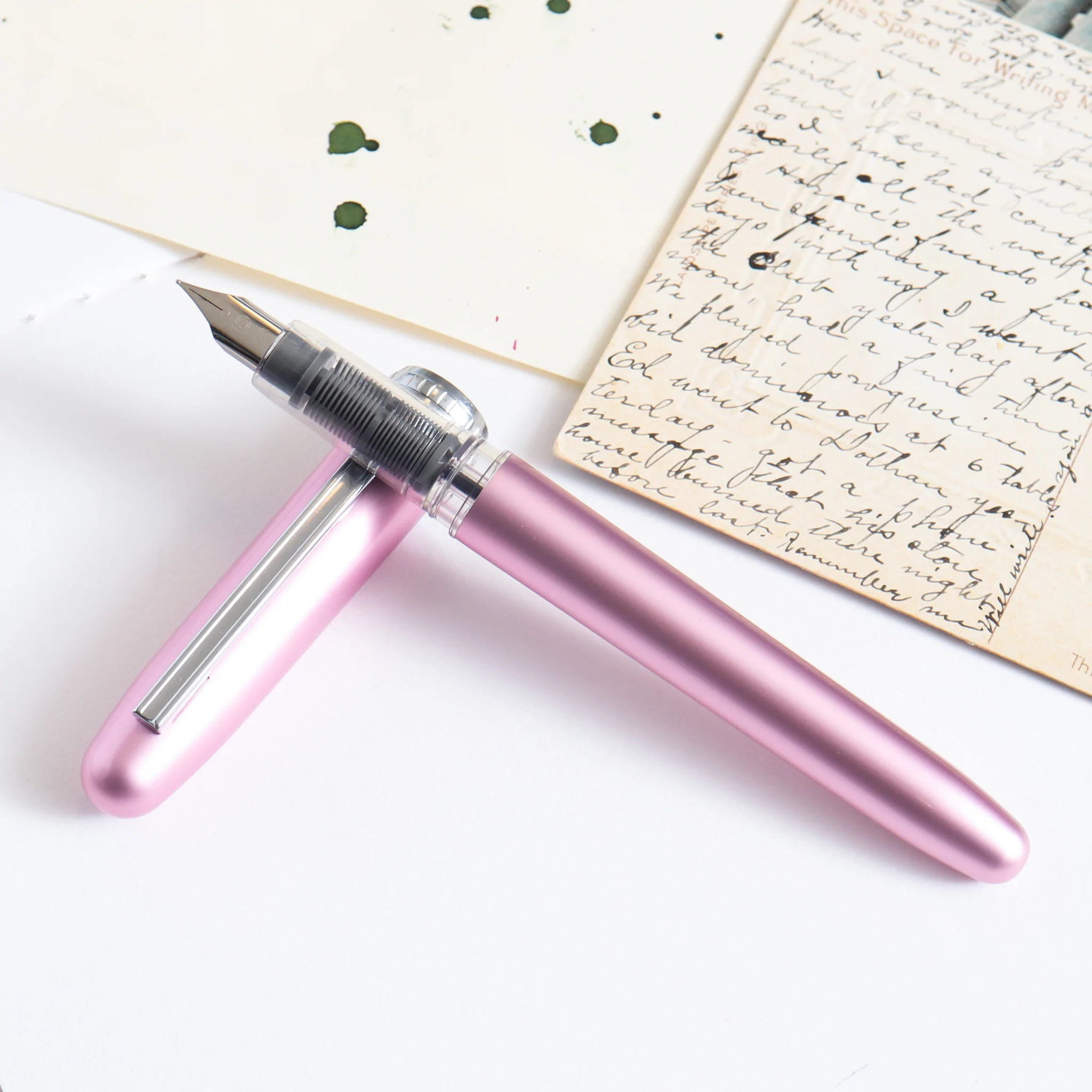 Platinum Plaisir fountain pen PINK Fine Nib