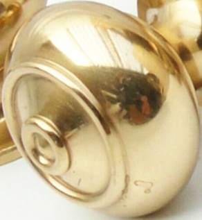 Antique Brass Pumpkin Round Cabinet Kitchen Drawer Handles Cupboard Knobs Pulls