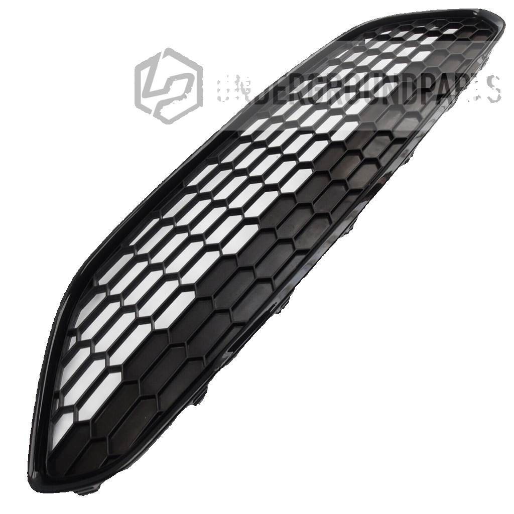 FORD FIESTA MK7 ALL BLACK ZETEC S HONEYCOMB FRONT BUMPER UPPER TOP MAIN GRILLE