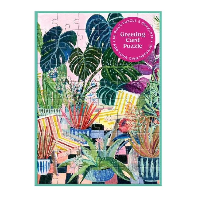Potted Greeting Card Puzzle by Galison (Jigsaw) - Image 2