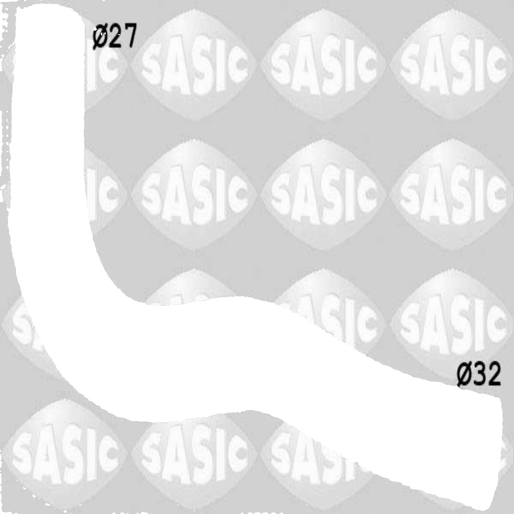 Upper SASIC 3400111 Radiator Hose for CITROËN,PEUGEOT