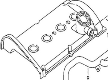 VW BREATHER HOSE PIPE GOLF MK4 1.8T 06A103221BK A1072