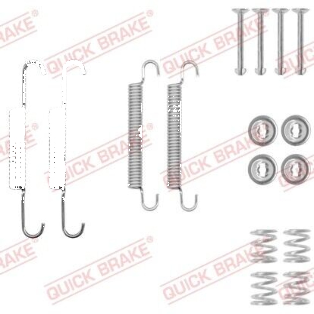 Rear QUICK BRAKE 105-0020 Accessory Kit, parking brake shoes for FIAT,HYUNDAI,KI