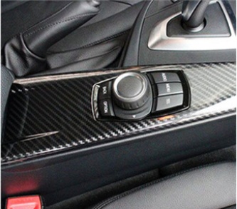 For Audi A3 8V 2012-2020 5D Carbon Fiber Car Interior Sticker + Storage Net