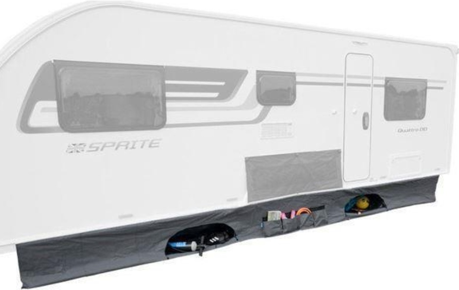 Dometic Pro Organiser Caravan Draught Skirt 4M Awning Storage Kampa - 2025