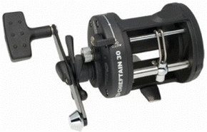 FLADEN CHIEFTAIN 30 MULTIPLIER REEL+30lb LINE KAYAK SEA FISHING UPTIDE TROLLING