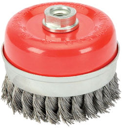 Draper 41449 Steel Twist-Knot Wire Cup Brush 75mm M14