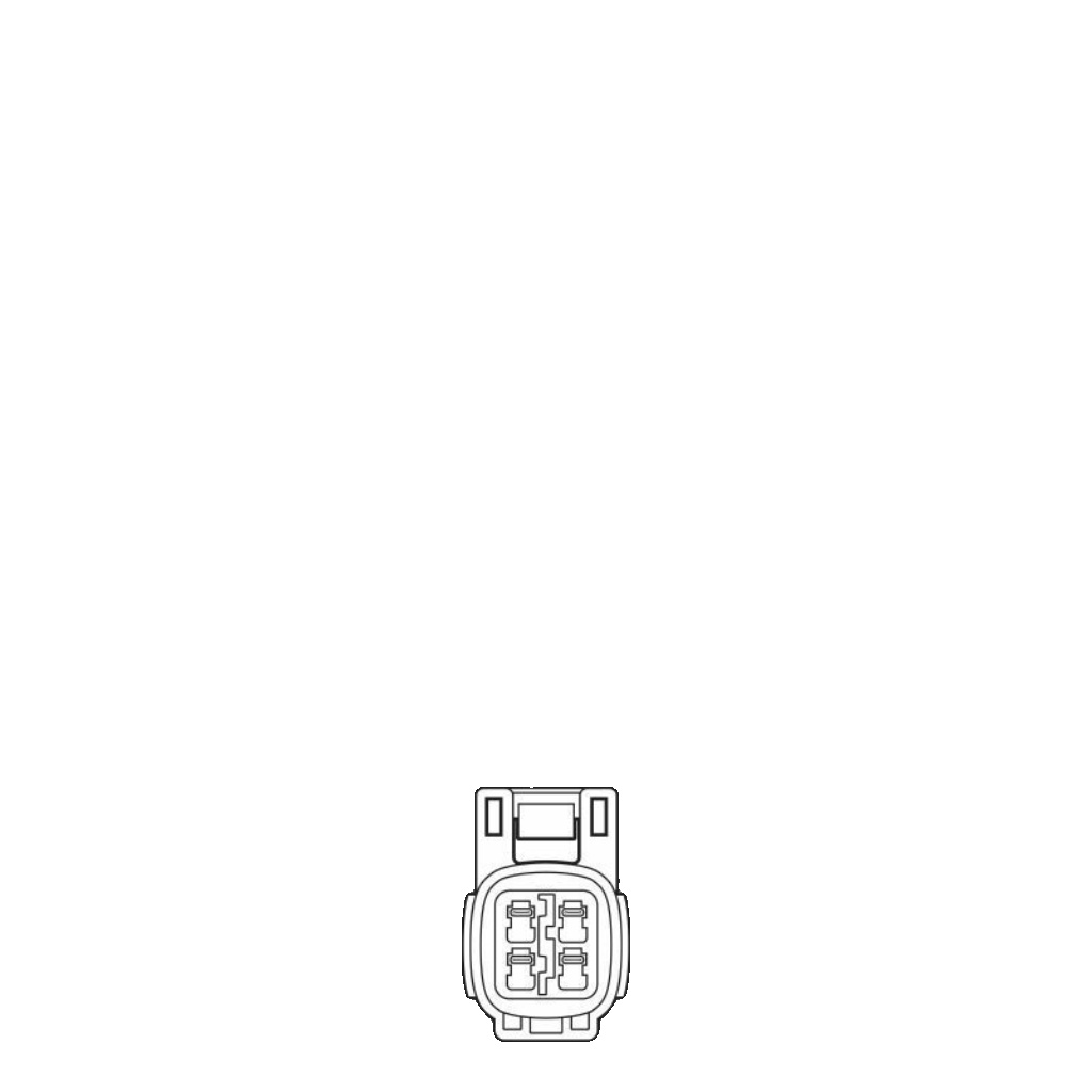 before catalytic converter DELPHI ES21352-12B1 Oxygen Sensor for SUZUKI