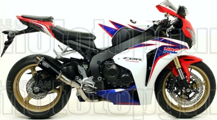 Exhaust Arrow Gp2 Steel Black Honda Cbr 1000 Rr 2012 > 2013