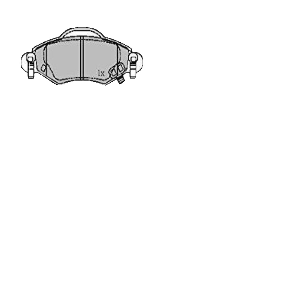 Brake Pads Set Front ADB31152 Allied Nippon 04465-0D010 04465-0D040