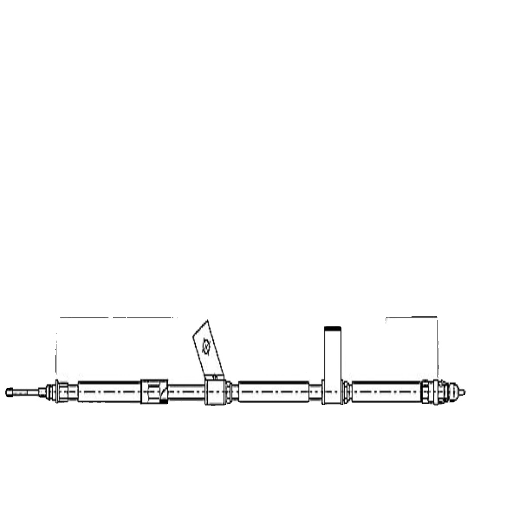 Original METZGER Cable Pull Parking Brake 11.5779 for Opel